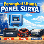 Komponen Utama Dalam Sistem Panel Surya dan Fungsinya